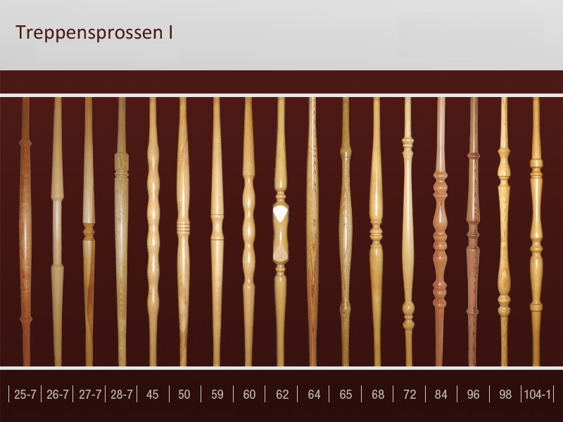 Treppen Sprossen Zusammenstellung 1