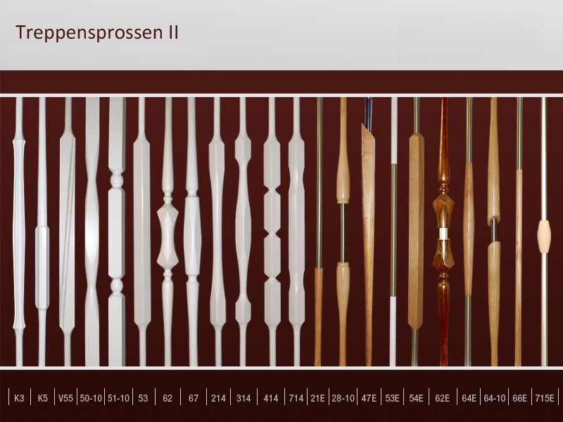 Treppen Pfosten Zusammenstellung 3